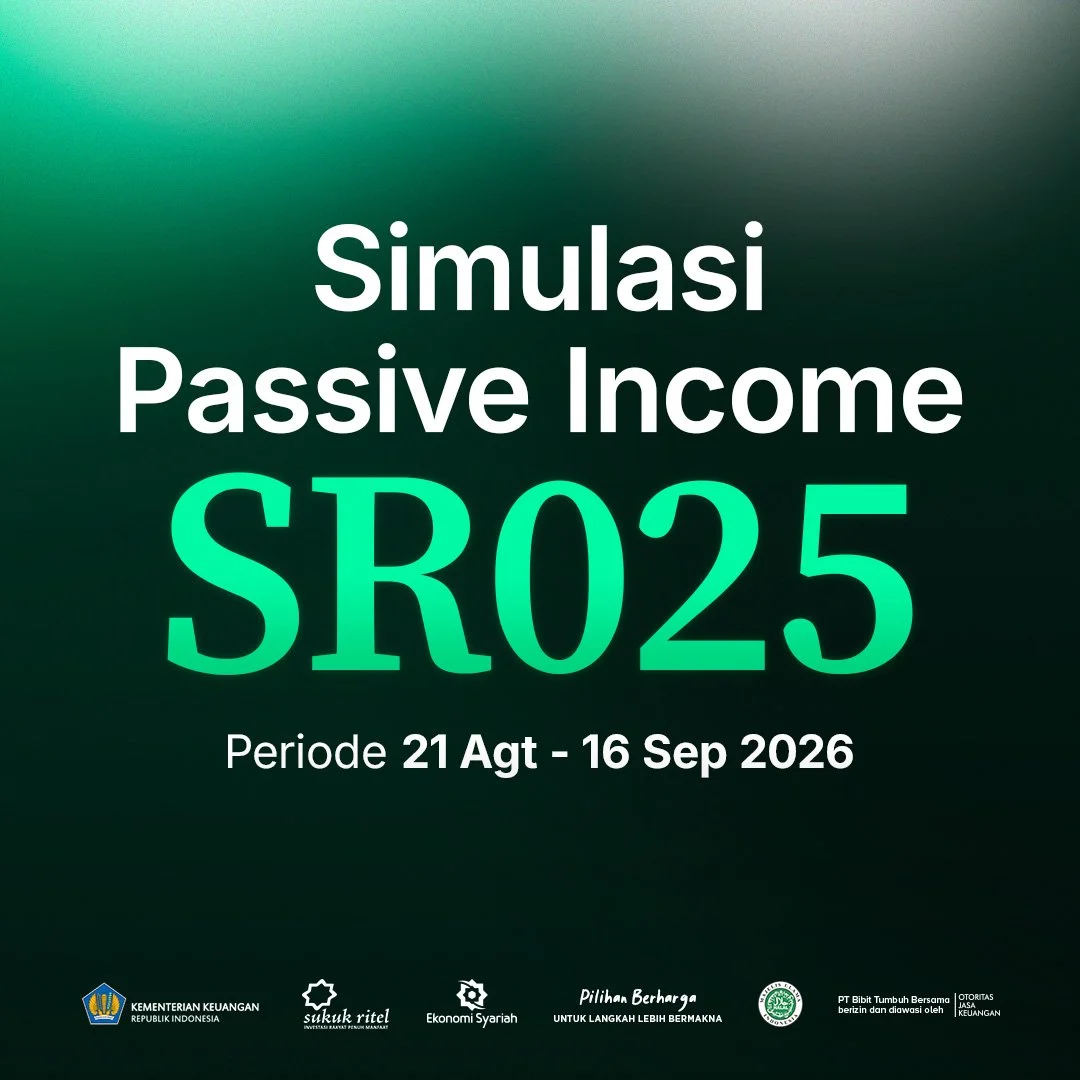 Simulasi Passive Income SBN Syariah SR025, Bisa Capai Rp25 Jutaan per Bulan
